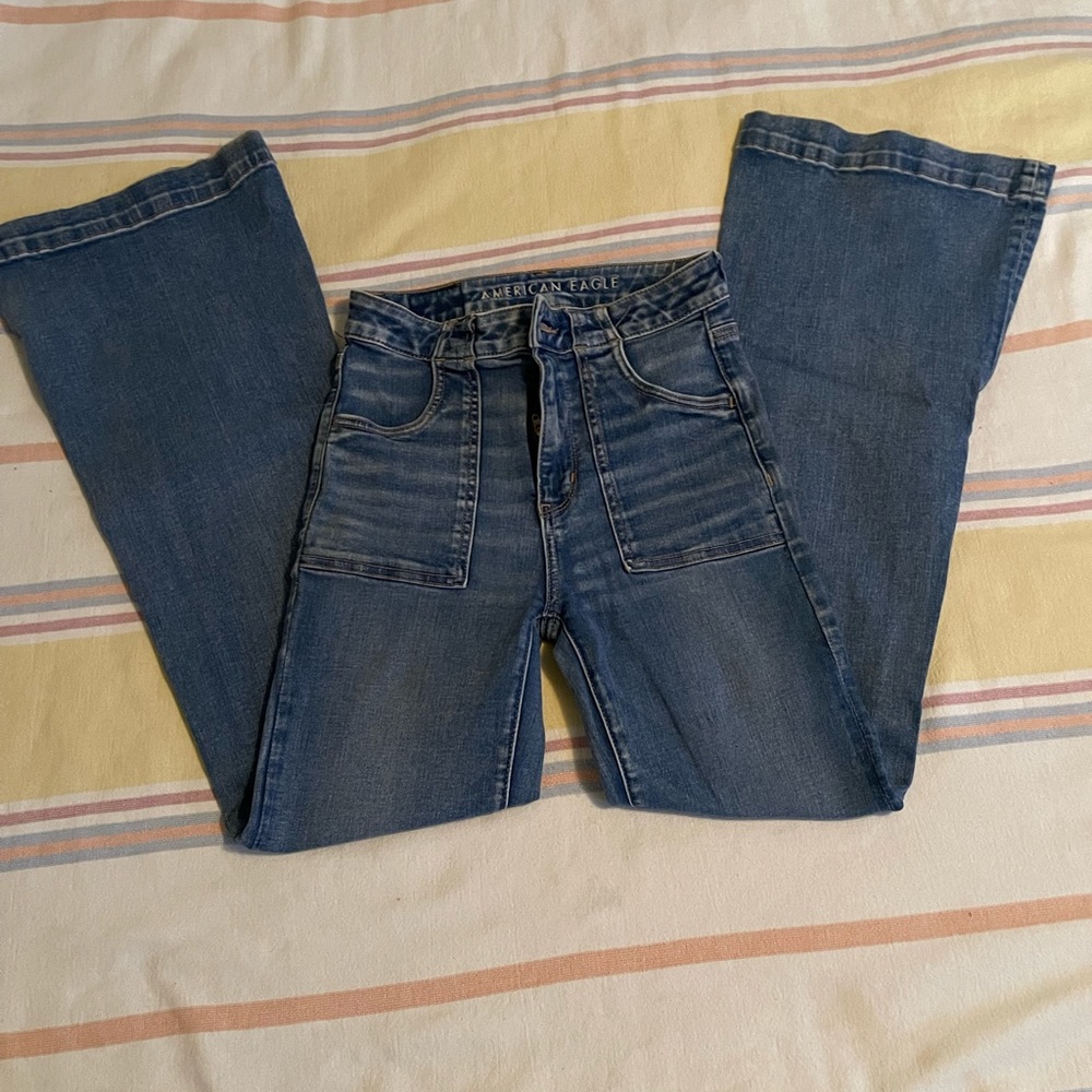 American eagle flare jeans